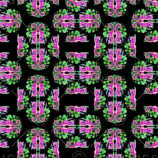 宫廷风印花华亿平台图片