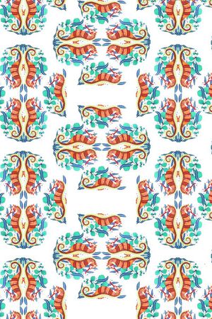 宫廷风印花华亿平台图片