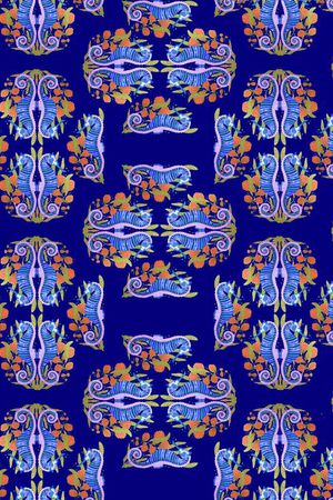 宫廷风印花华亿平台图片