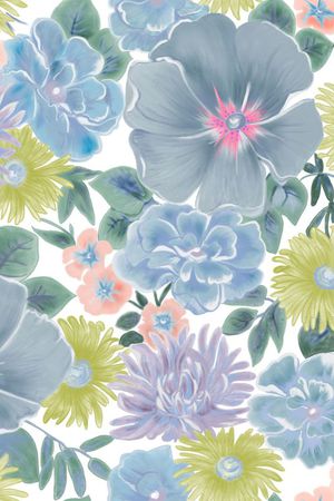 乱花印花华亿平台图片