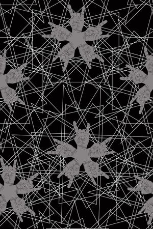 几何印花华亿平台图片