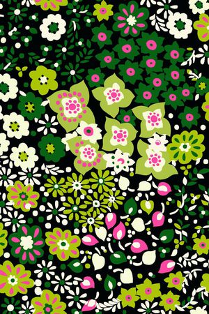 小碎花印花华亿平台图片