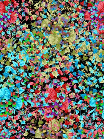 花朵印花华亿平台图片