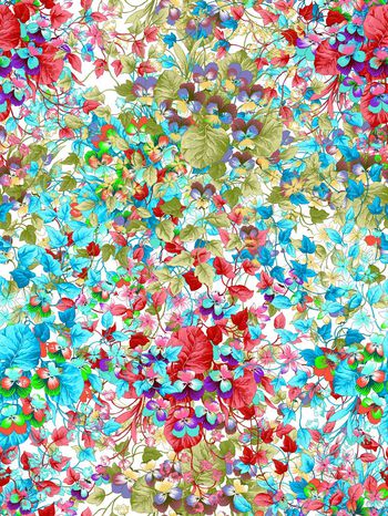 663476-46-多彩小花印花1