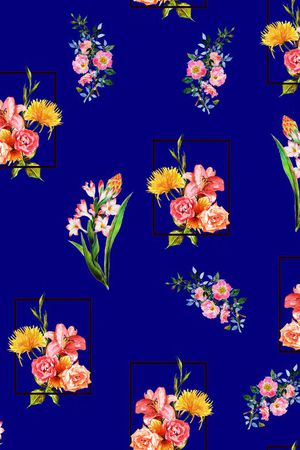 牡丹印花华亿平台图片