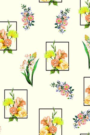 牡丹印花华亿平台图片