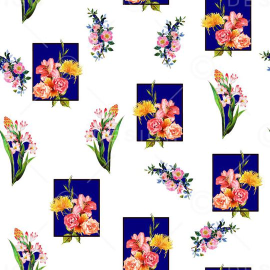 牡丹印花华亿平台图片