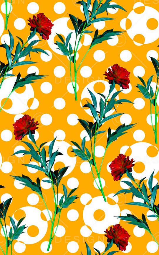 迪拜花卉印花华亿平台图片