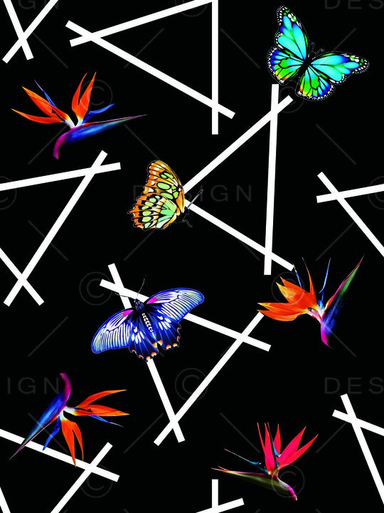 时尚男装印花华亿平台图片