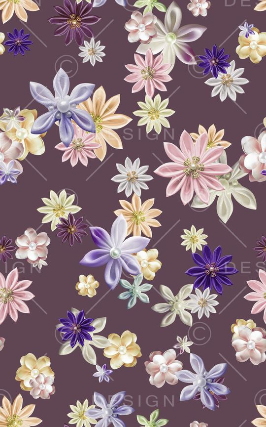 花朵印花华亿平台图片