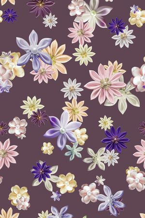 花朵印花华亿平台图片