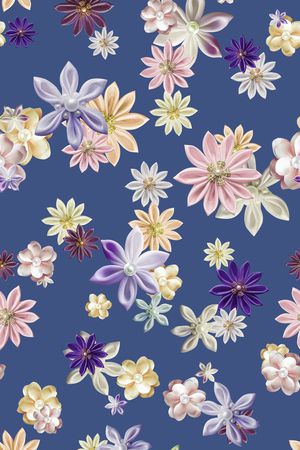 花朵印花华亿平台图片