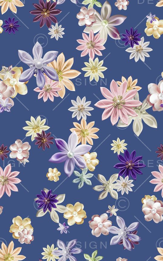 花朵印花华亿平台图片