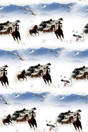 时尚潮流男装T恤印花印花华亿平台图片