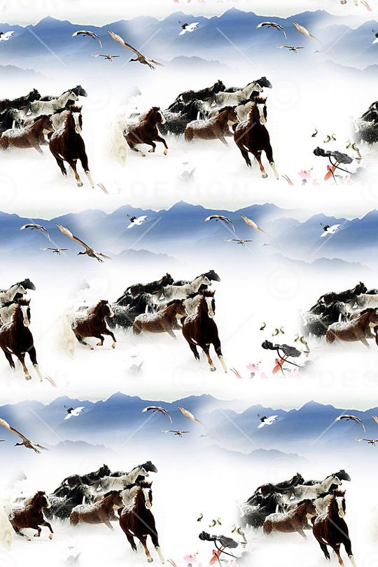 时尚潮流男装T恤印花印花华亿平台图片