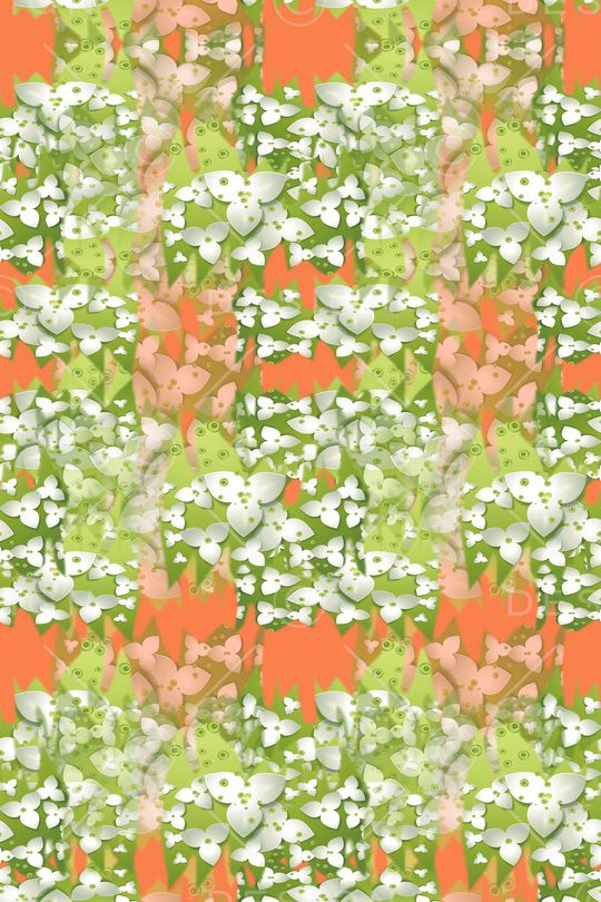 创意立体花卉印花华亿平台图片