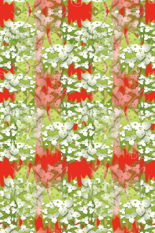 创意立体花卉印花华亿平台图片