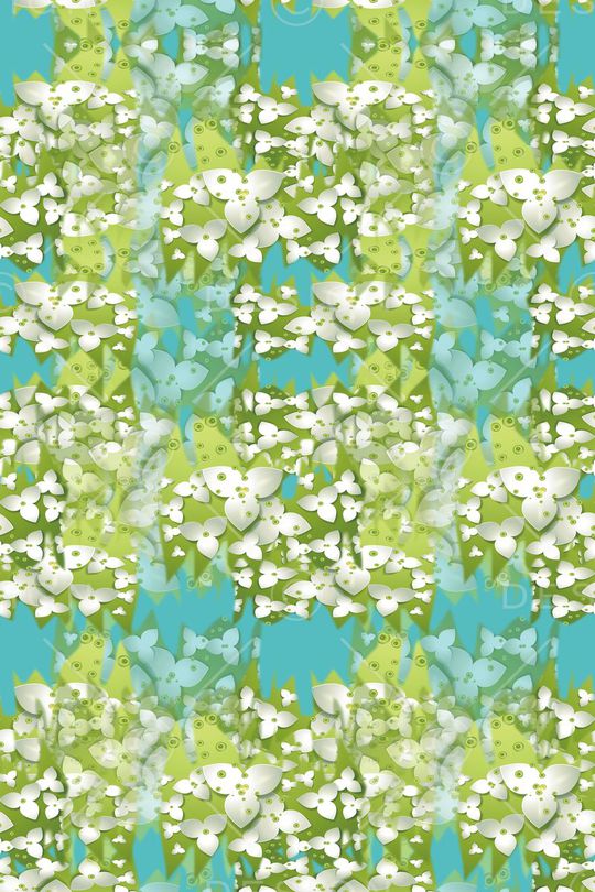 创意立体花卉印花华亿平台图片