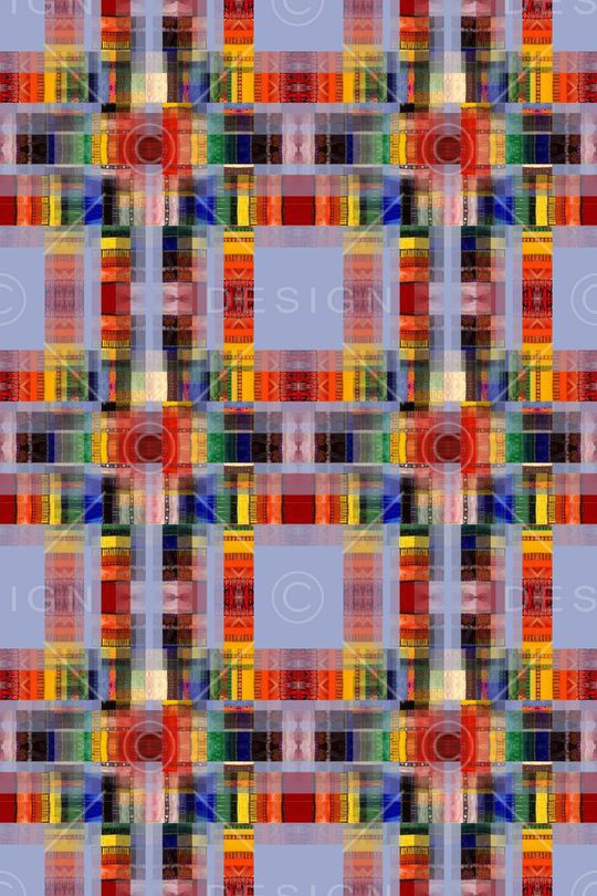 几何拼贴印花华亿平台图片