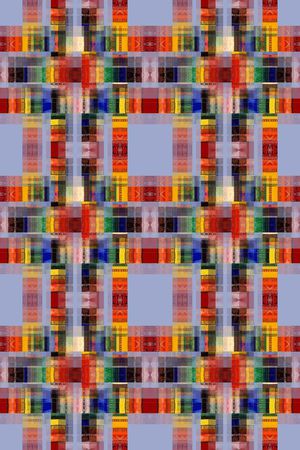 几何拼贴印花华亿平台图片