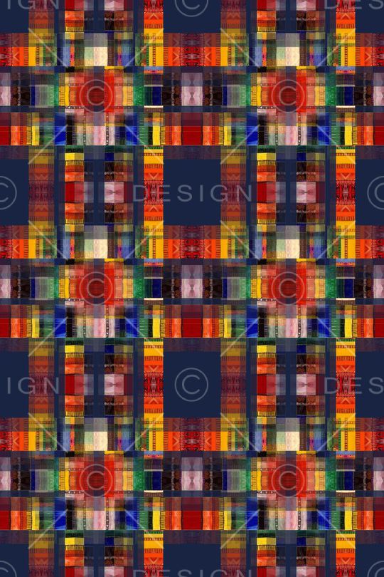 几何拼贴印花华亿平台图片