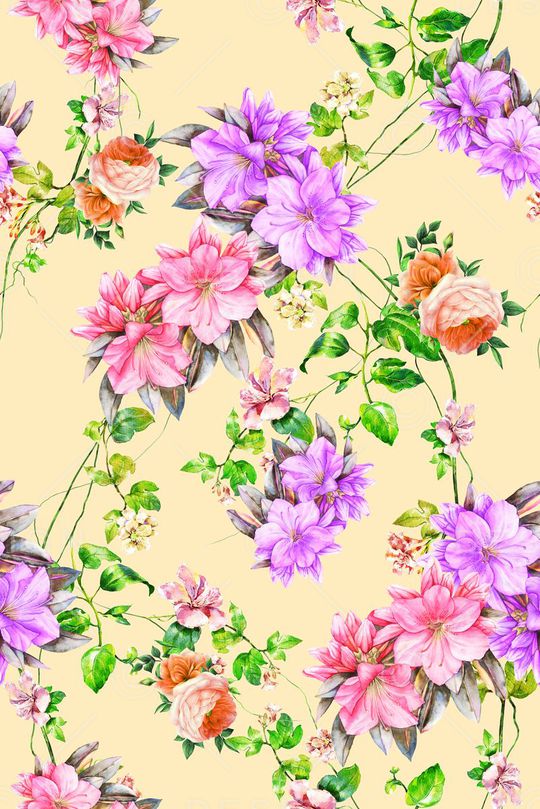 小清新印花华亿平台图片