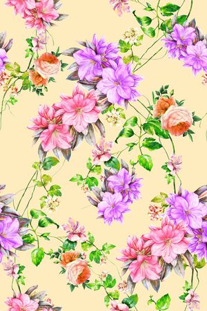 小清新印花华亿平台图片