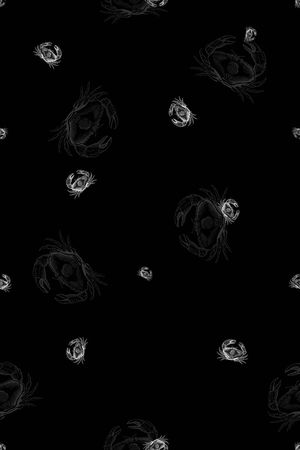 螃蟹印花华亿平台图片