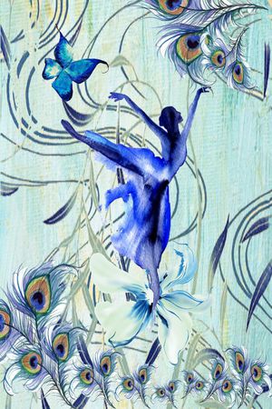 舞蹈印花华亿平台图片