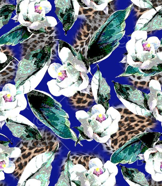 豹纹印花华亿平台图片