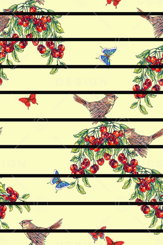 条纹印花华亿平台图片