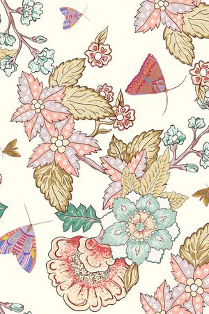 瓷砖窗花花卉印花华亿平台图片