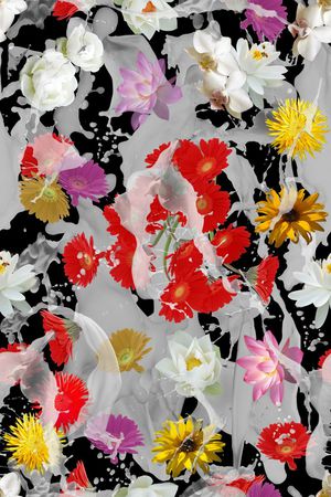 花朵印花华亿平台图片