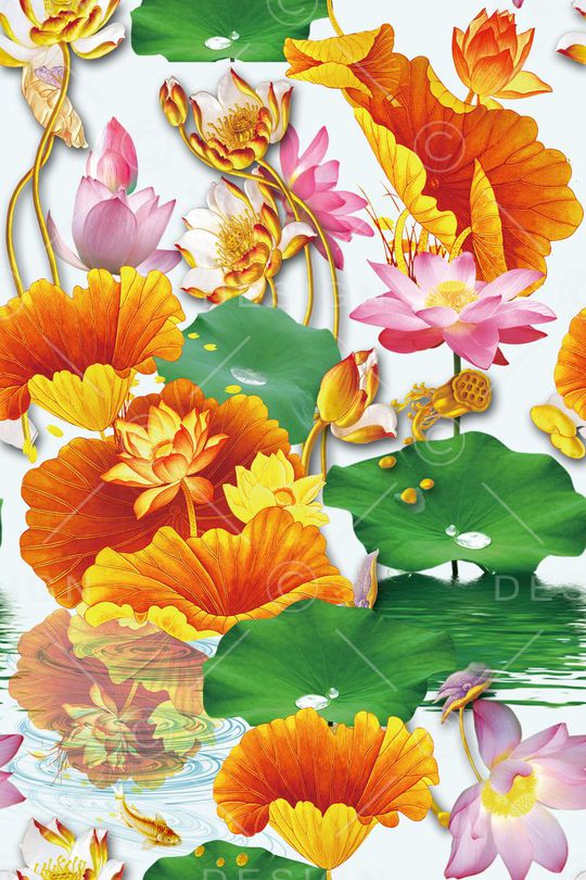 花朵印花华亿平台图片