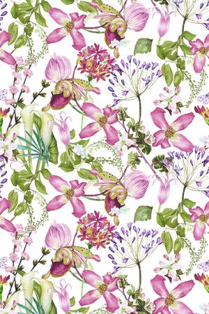 玫瑰印花华亿平台图片