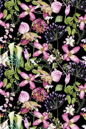 玫瑰印花华亿平台图片