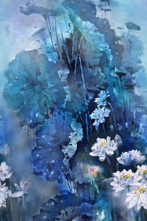 中国风印花华亿平台图片