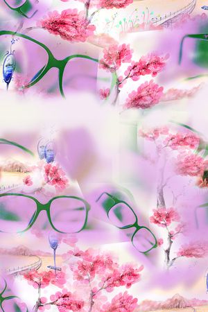 莫妮卡-女装华亿平台印花华亿平台图片