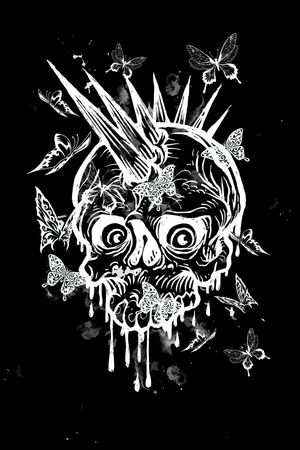 黑白印花华亿平台图片