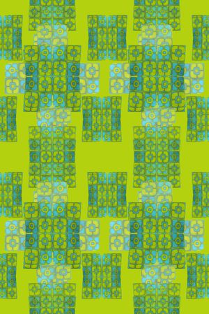 几何图案印花华亿平台图片