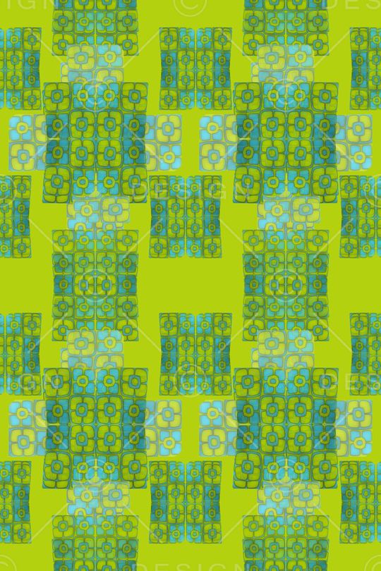 几何图案印花华亿平台图片