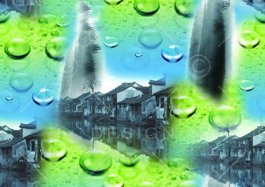 莫妮卡-女装华亿平台印花华亿平台图片