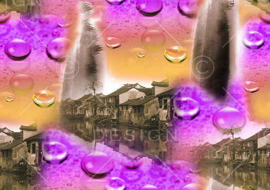 莫妮卡-女装华亿平台印花华亿平台图片