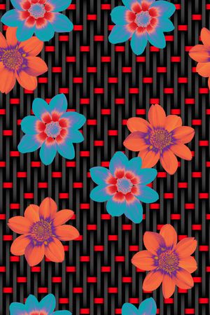 条纹混搭印花华亿平台图片