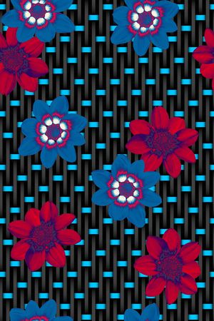 条纹混搭印花华亿平台图片