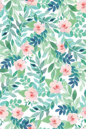 浪漫花卉印花华亿平台图片