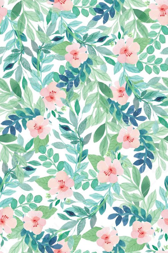 浪漫花卉印花华亿平台图片