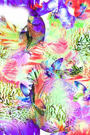 莫妮卡-女装华亿平台印花华亿平台图片