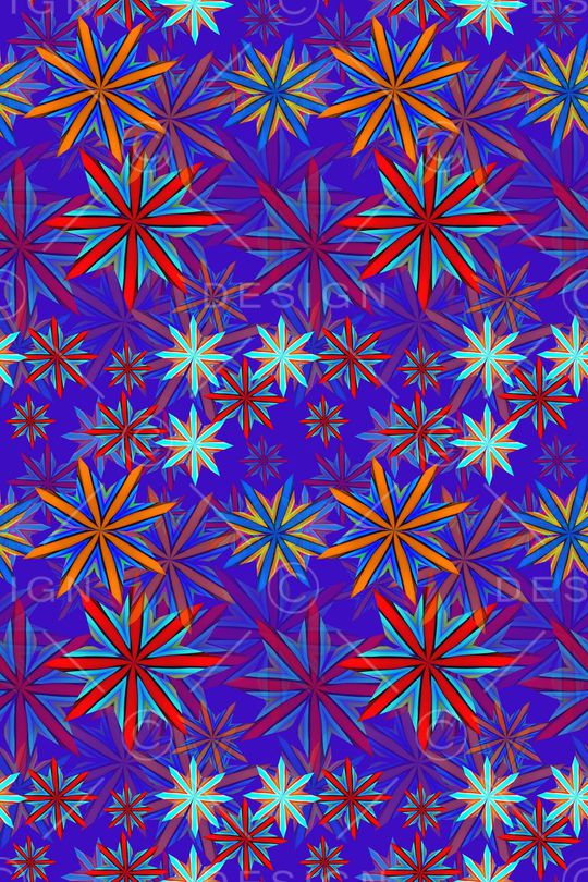 炫彩变幻印花华亿平台图片