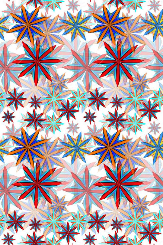 炫彩变幻印花华亿平台图片